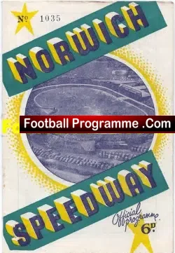 Norwich Speedway v Ipswich 1955