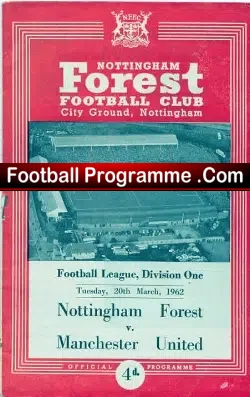 Nottingham Forest v Manchester United 1962