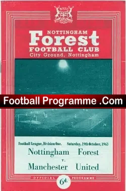 Nottingham Forest v Manchester United 1963