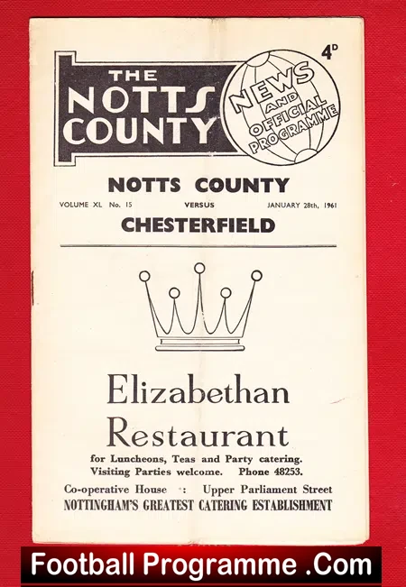 Notts County v Chesterfield 1961