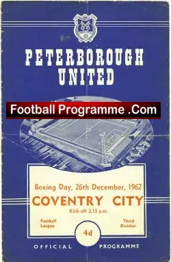 Peterborough United v Coventry City 1962