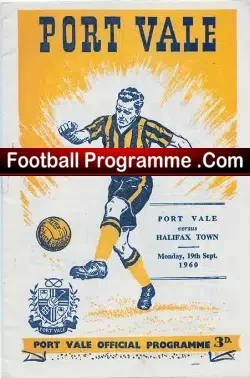 Port Vale v Halifax Town 1960