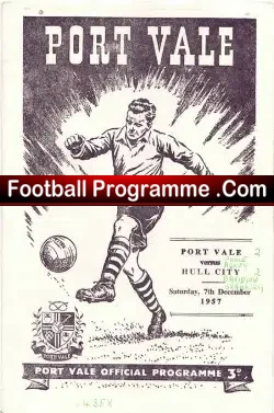 Port Vale v Hull City 1957