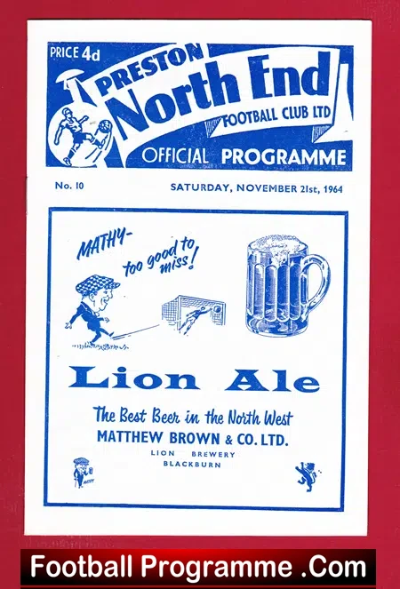 Preston North End v Leyton Orient 1964