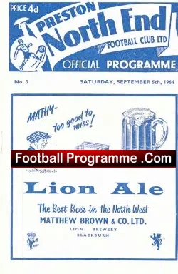 Preston North End v Plymouth Argyle 1964