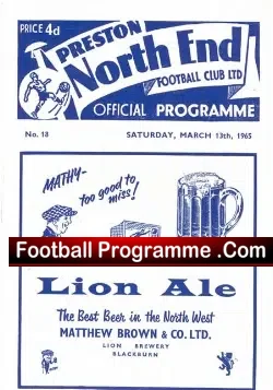 Preston North End v Portsmouth 1965
