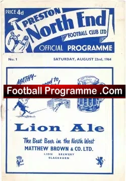 Preston North End v Rotherham United 1964