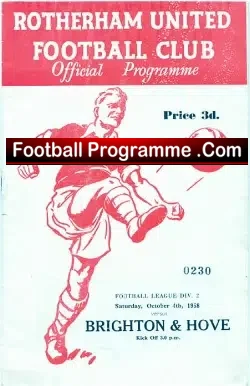 Rotherham United v Brighton 1958