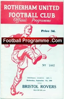 Rotherham United v Bristol Rovers 1960