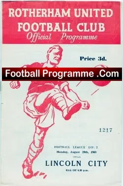 Rotherham United v Lincoln City 1960