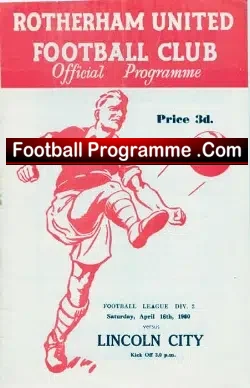 Rotherham United v Lincoln City 1960