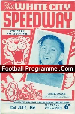 Scotland Speedway v New Zealand 1953 – at White City
