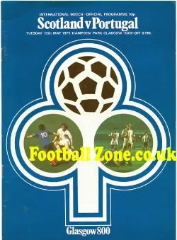 Scotland v Portugal 1975 – Hampden Park