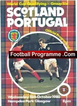 Scotland v Portugal 1980 – Scottish