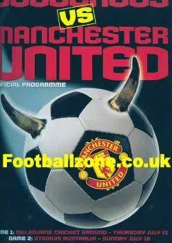 Socceroos v Manchester United 1999 – Australia Tour OZ