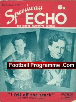 Speedway Echo Programme 1950