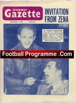 Speedway Gazette 1949