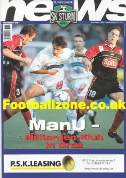 Sturm Graz v Manchester United 2000 – Austria