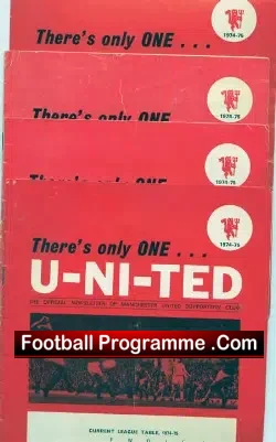 There’s Only One United  4 X 1974 – 1975