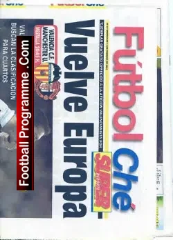 Valencia v Manchester United 2001 – Futbol Newspaper – Spain