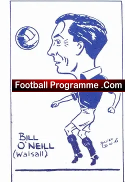 Walsall Football Card Caricature