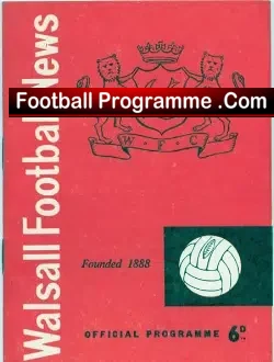 Walsall v Exeter City 1960