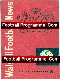 Walsall v Oldham Athletic 1959