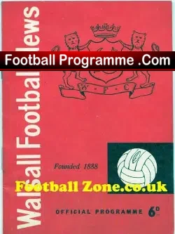 Walsall v Oldham Athletic 1959