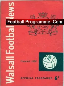 Walsall v Shrewsbury Town 1963