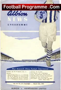 West Bromwich Albion v Manchester United 1959
