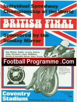 World Speedway Championship British Final 1975