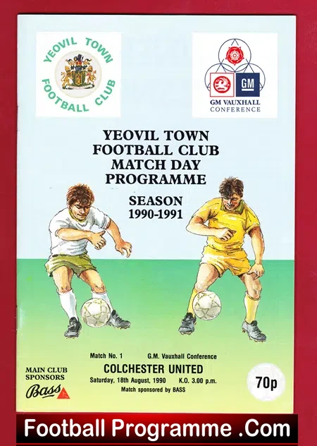 Yeovil Town v Telford United 1990 – Last Match at Old Huish