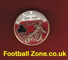 Belle Vue Speedway Badge 1928 - 1968