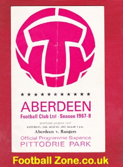 Aberdeen v Glasgow Rangers 1967 – Alex Ferguson First Match