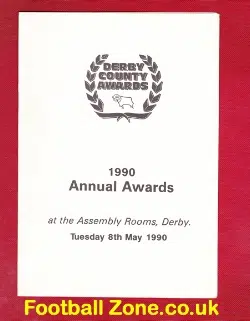 Derby County Annual Awards Assembley Rooms 1990
