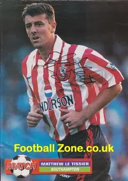 Southampton Matt Le Tissier Autograph Picture - Saints