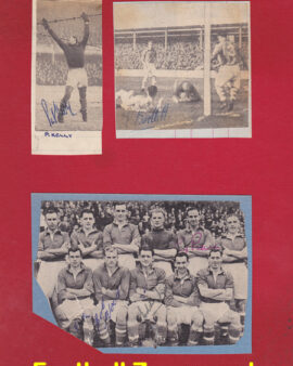 Barnsley Football Team Multi Autographed Signed 1950s