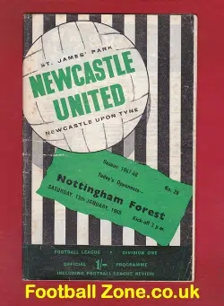 Newcastle United v Nottingham Forest 1968 - to clear