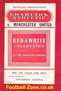 Charlton Athletic v Manchester United 1955