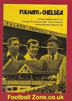 Fulham v Chelsea 1975 - Bobby Moore
