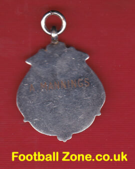 East Ham Youth Old Silver Football Medal Mannings 1950s