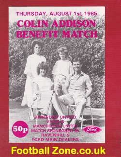 Colin Adison Testimonial Benefit Match Hereford United 1985