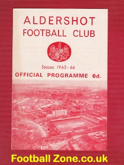 Aldershot v Colchester United 1965