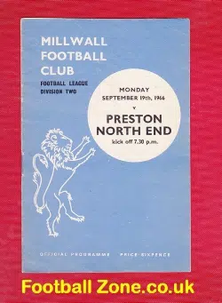 Millwall v Preston 1966