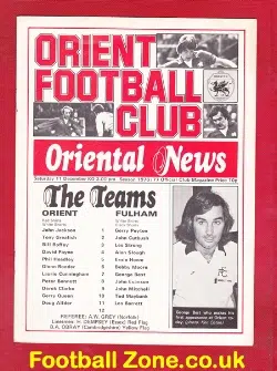 Orient v Fulham 1976 – George Best