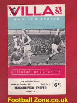 Aston Villa v Manchester United 1966