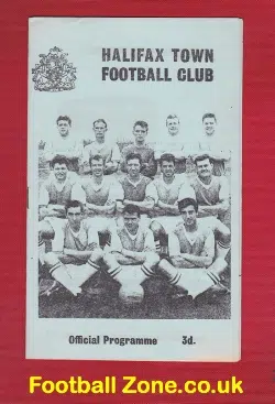 Halifax Town v Bradford Park Avenue 1962