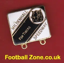 Mildenhall Speedway Badge 1970s - Fen Tigers