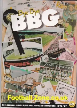 Derby County End Of Baseball Ground Brochure 1997