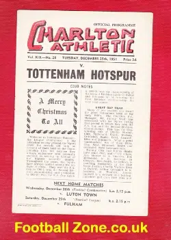 Charlton Athletic v Tottenham 1951